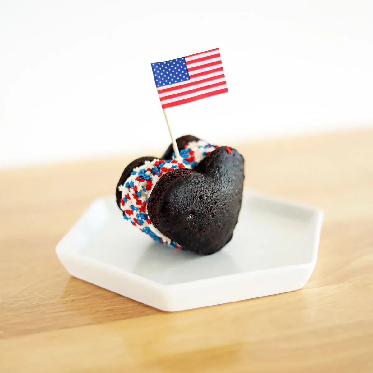4th of July Gluten Free & Vegan Chocolate Whoopie Pies - 12 Pack by Ocean House Bakery - Alternate image 2