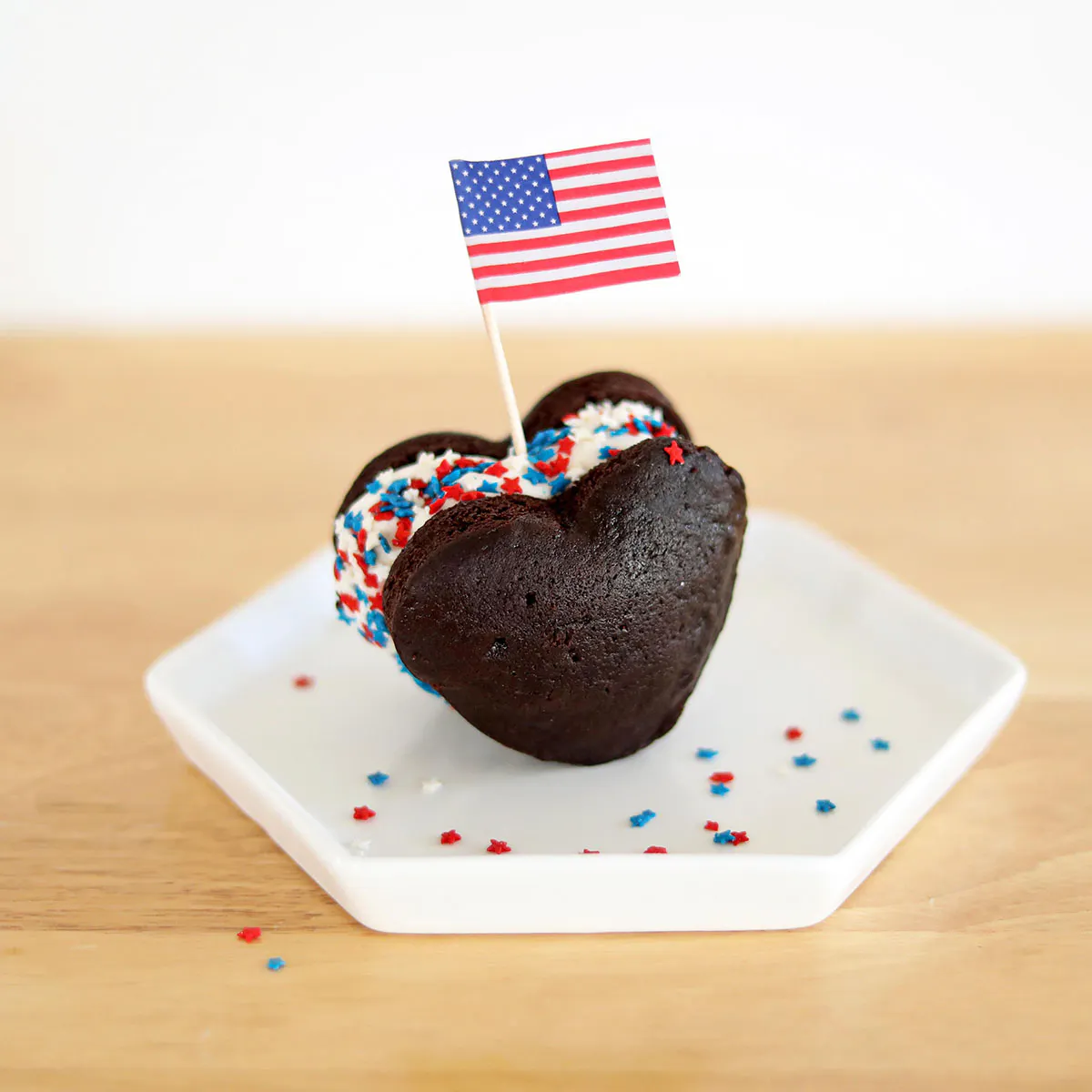 4th of July Gluten Free & Vegan Chocolate Whoopie Pies - 12 Pack by Ocean House Bakery - Alternate image 1