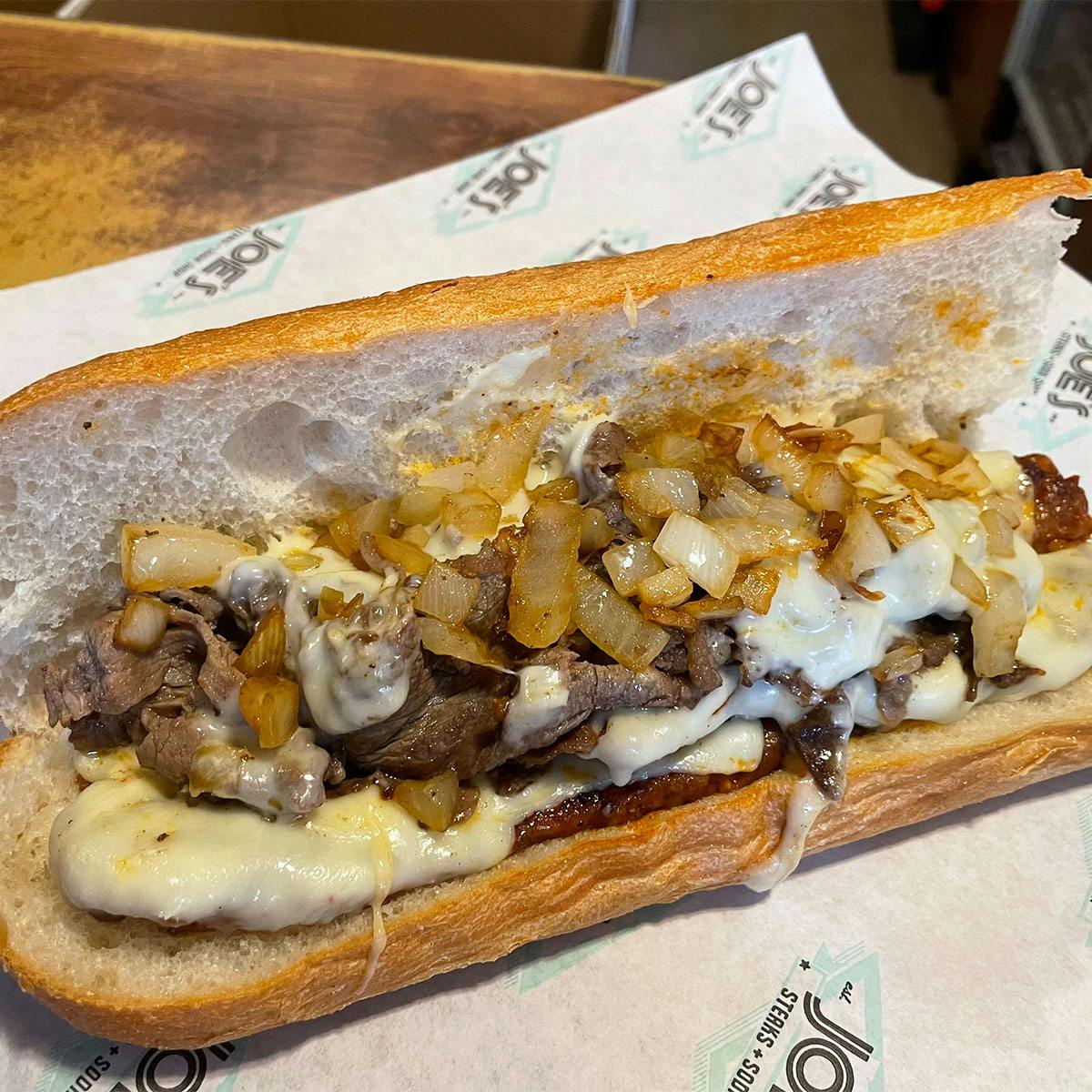 "Chazarama" Sausage Cheesesteak - 8 Pack by Joe's Steaks - Alternate image 2