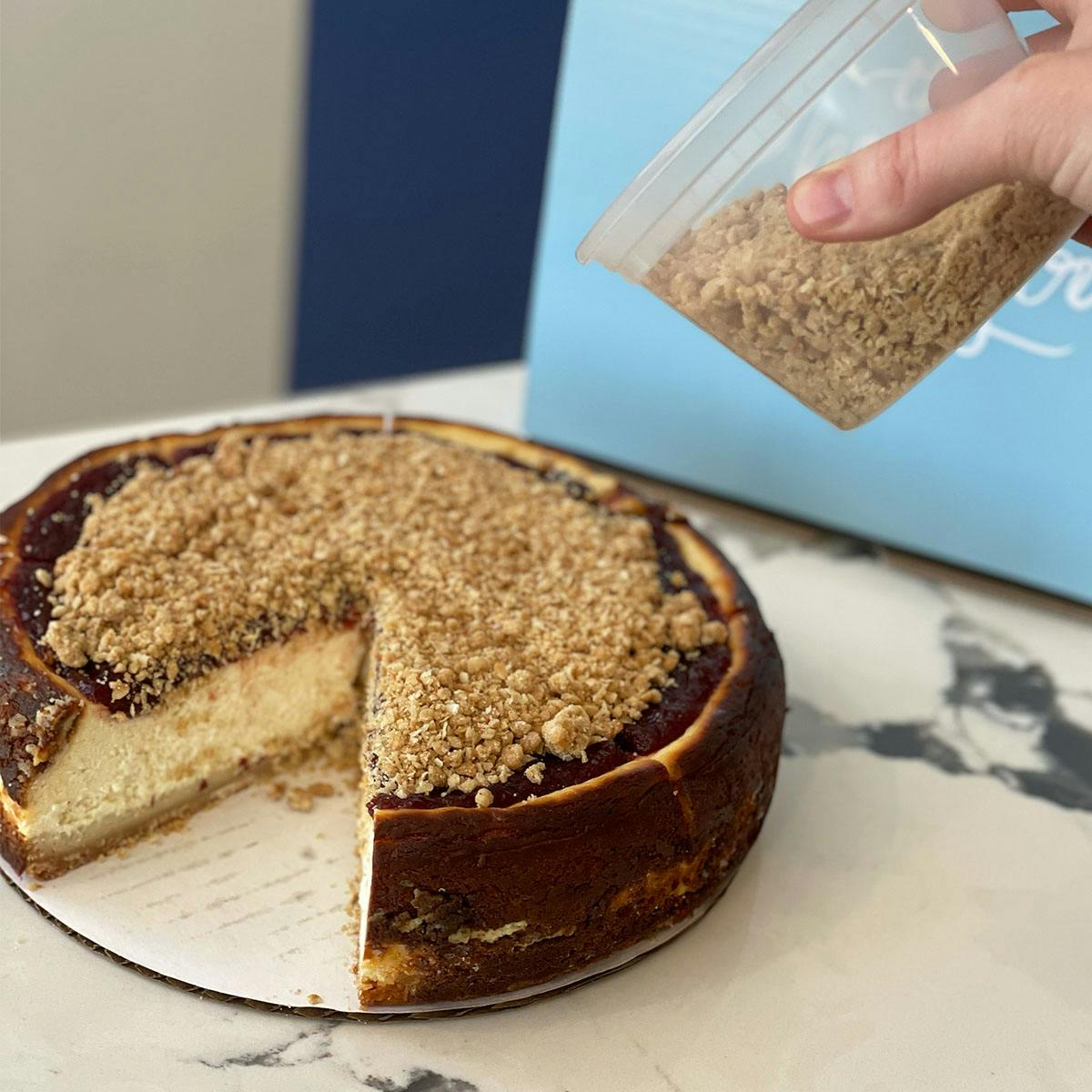 Cherry Cobbler Cheesecake by The Cheesecake Girl - Alternate image 1