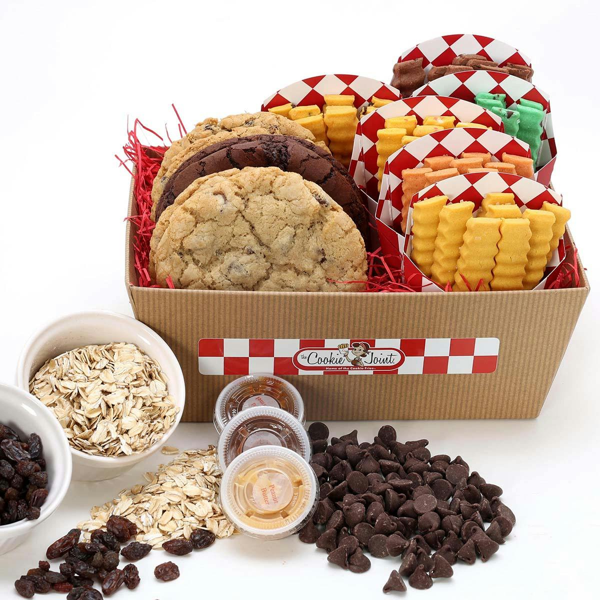 Cookie Fries + Gourmet Cookies Combo Gift Basket by The Cookie Joint