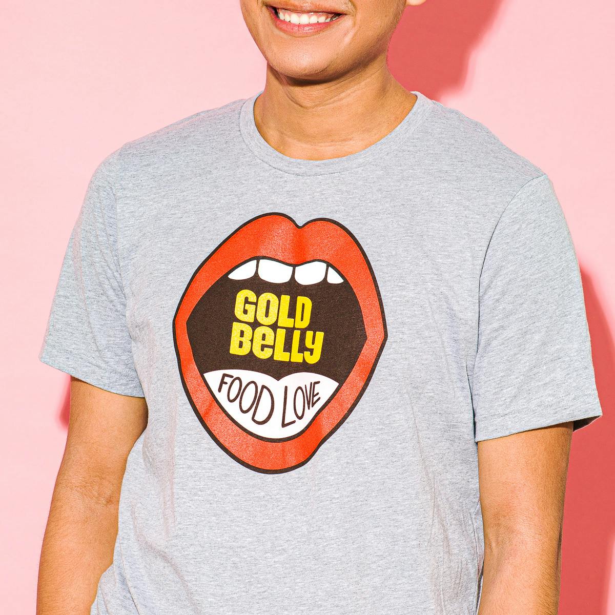 Grey Goldbelly "Food Love" T-Shirt by Gift Cards + Merch - Alternate image 1