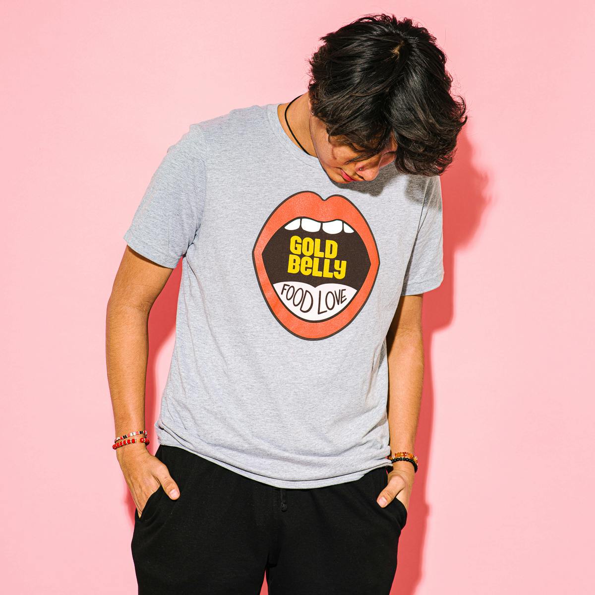 Grey Goldbelly "Food Love" T-Shirt by Gift Cards + Merch - Alternate image 2