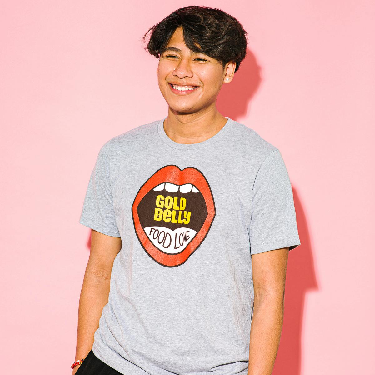 Grey Goldbelly "Food Love" T-Shirt by Gift Cards + Merch - Alternate image 3