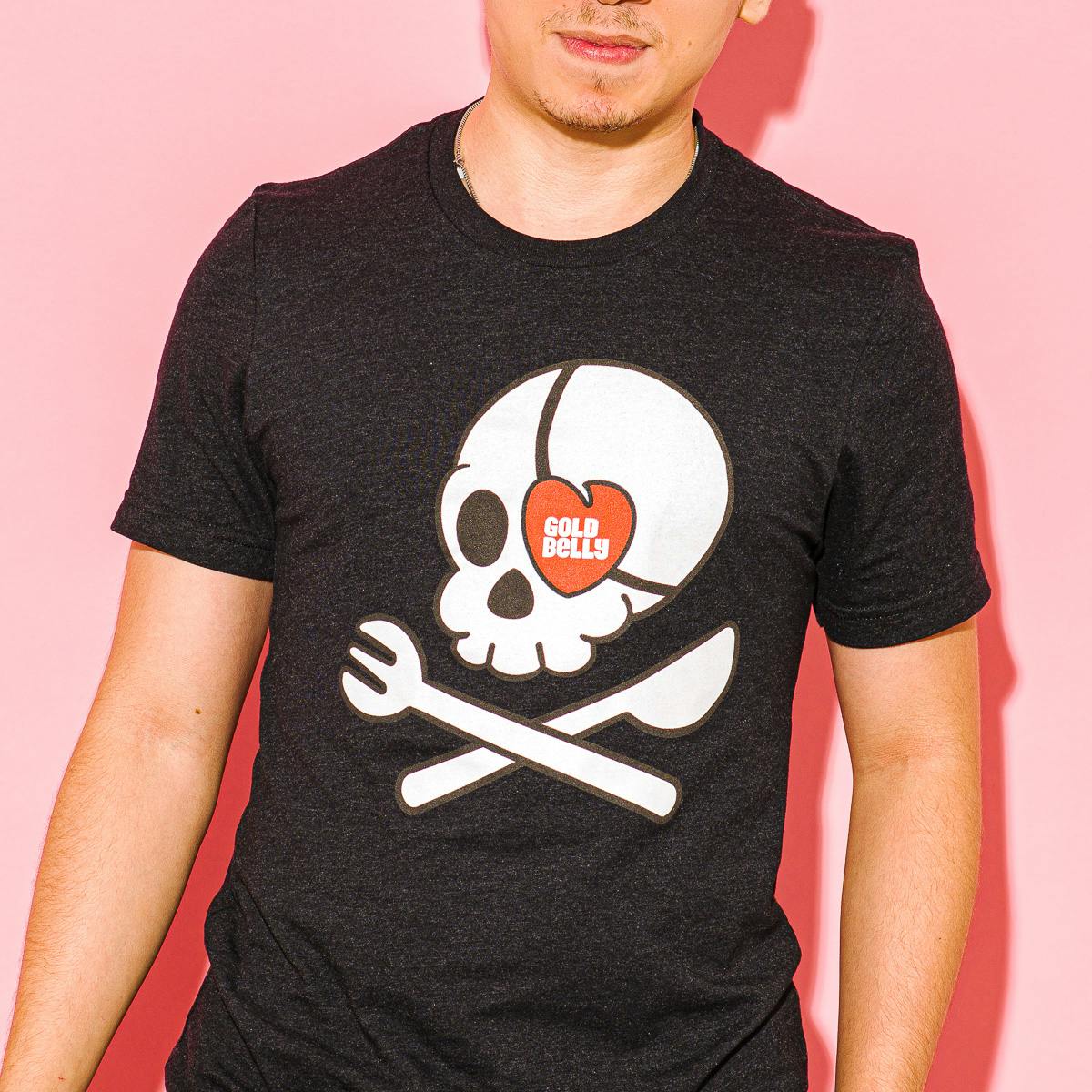 Black Goldbelly Pirate T-Shirt by Gift Cards + Merch - Alternate image 1