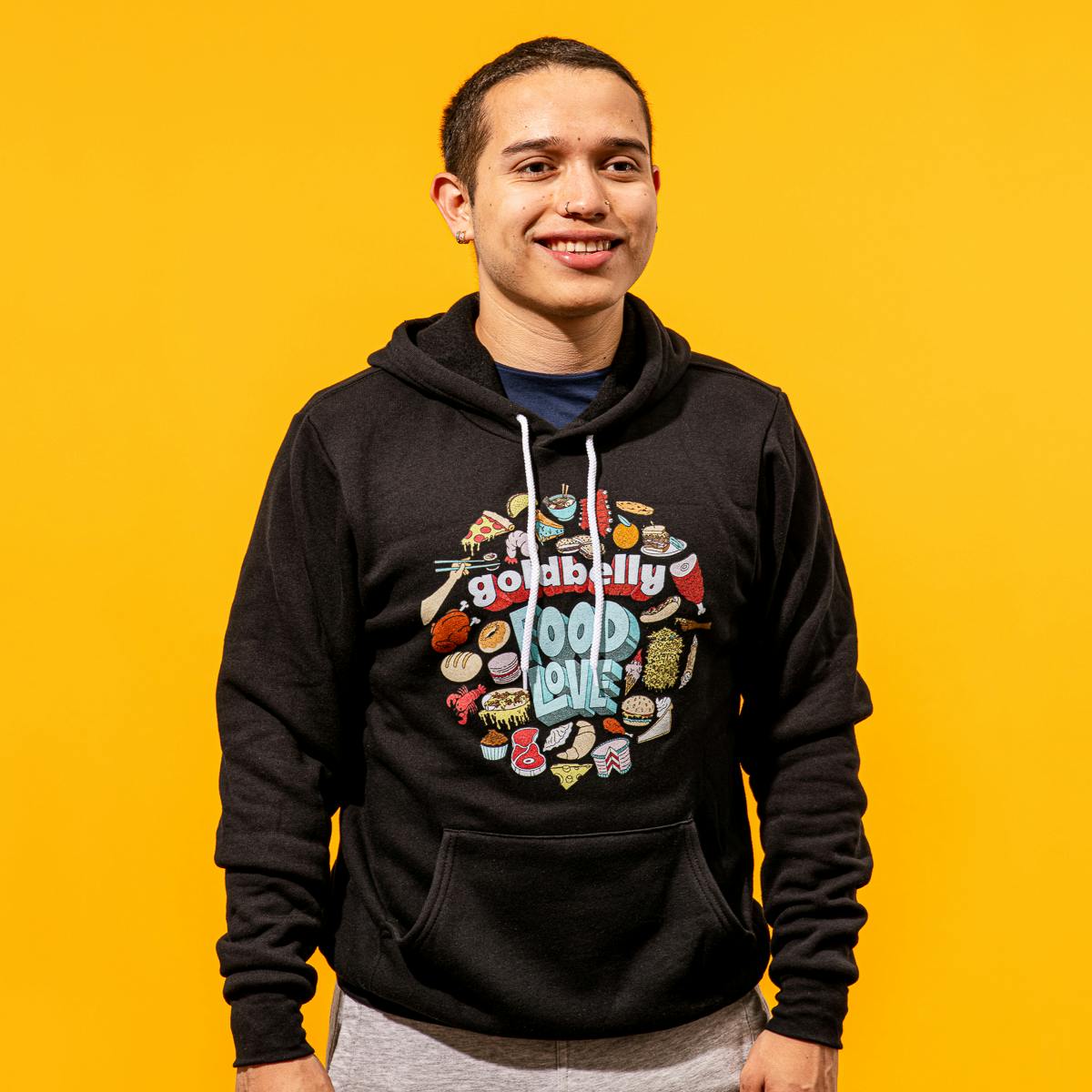 Black Goldbelly "Food Love" Sweatshirt by Gift Cards + Merch - Alternate image 11