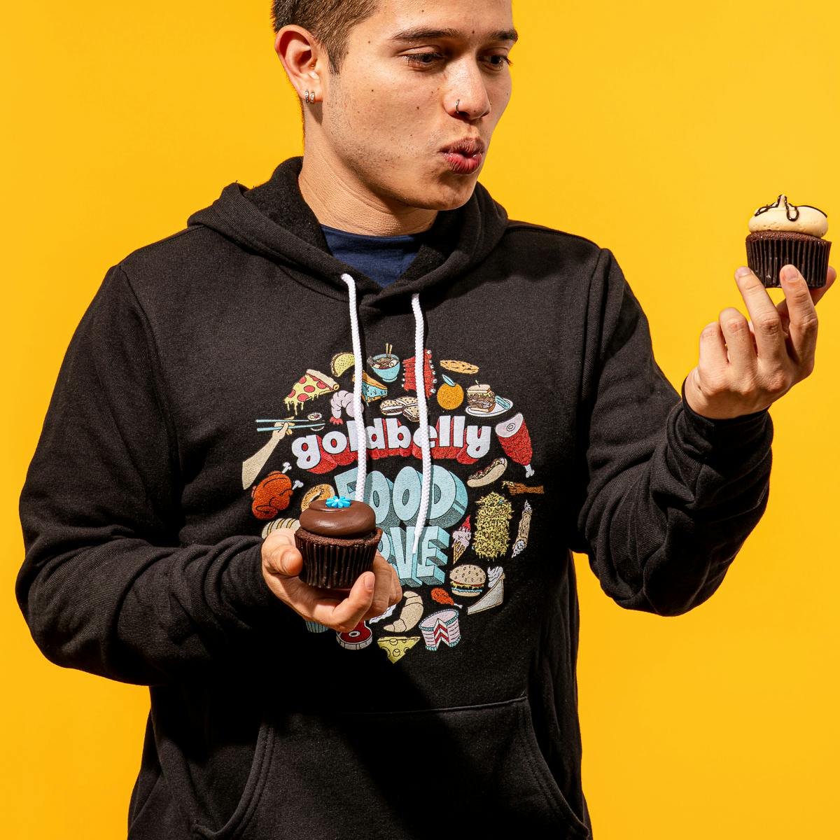Black Goldbelly "Food Love" Sweatshirt by Gift Cards + Merch - Alternate image 8
