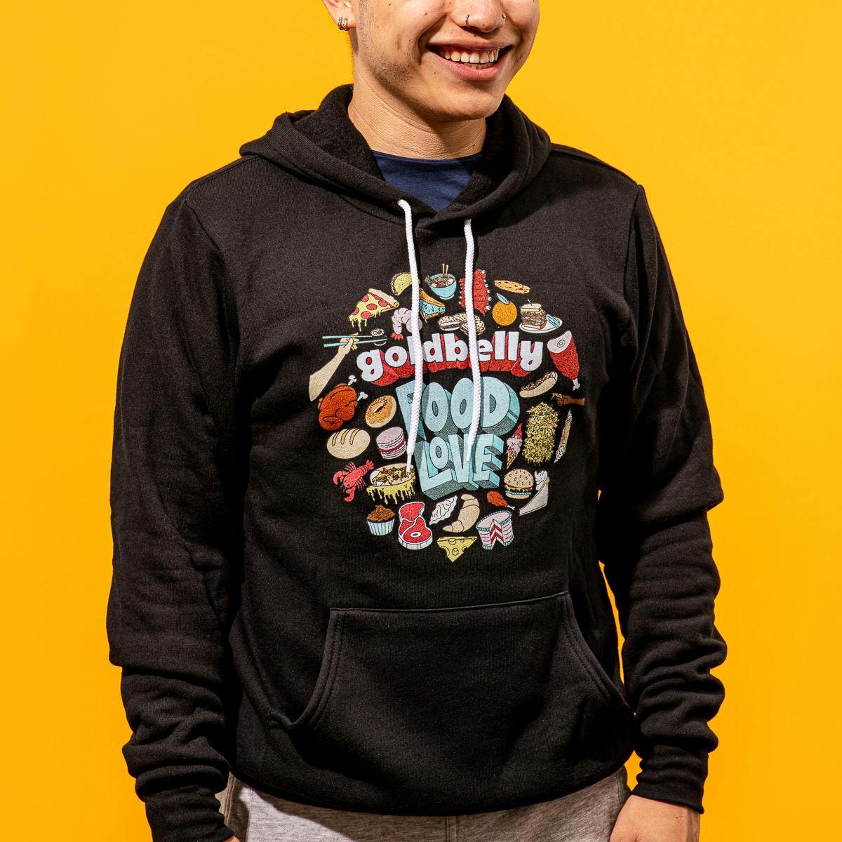 Black Goldbelly "Food Love" Sweatshirt by Gift Cards + Merch - Alternate image 7