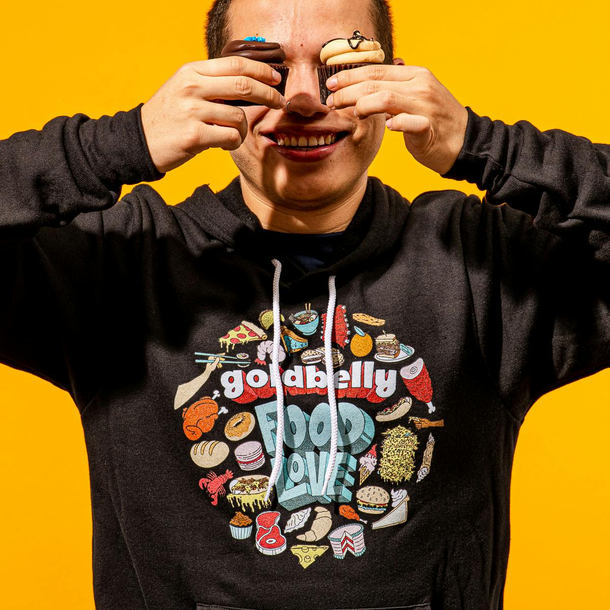 Black Goldbelly "Food Love" Sweatshirt by Gift Cards + Merch - Alternate image 5