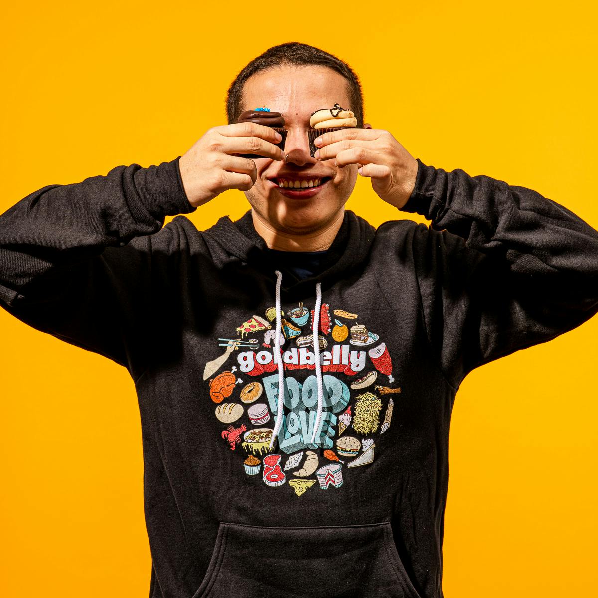 Black Goldbelly "Food Love" Sweatshirt by Gift Cards + Merch - Alternate image 3