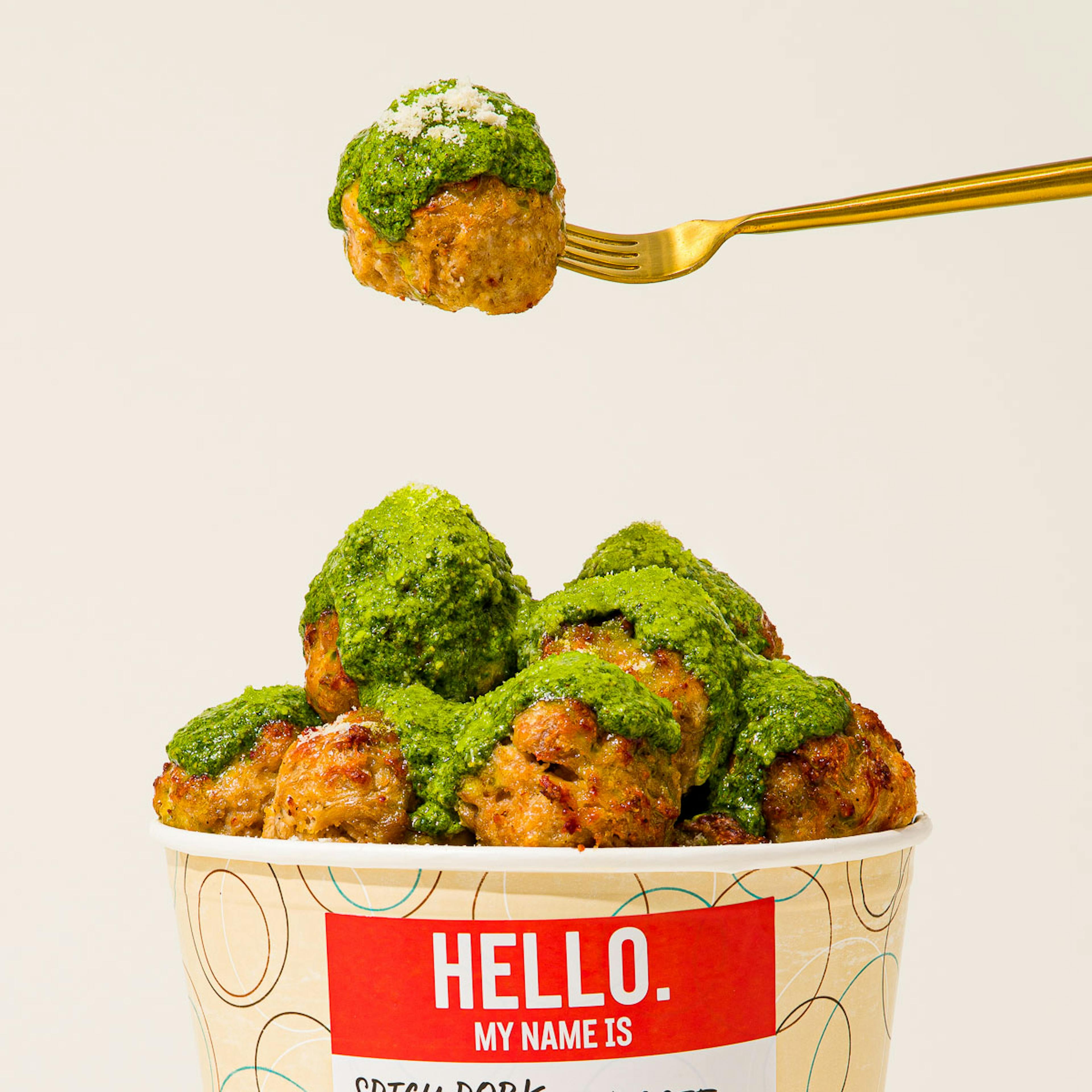 Bucket of B'alls Family Pack - Chicken Meatballs (Gluten Free) by The Meatball Shop - Alternate image 6