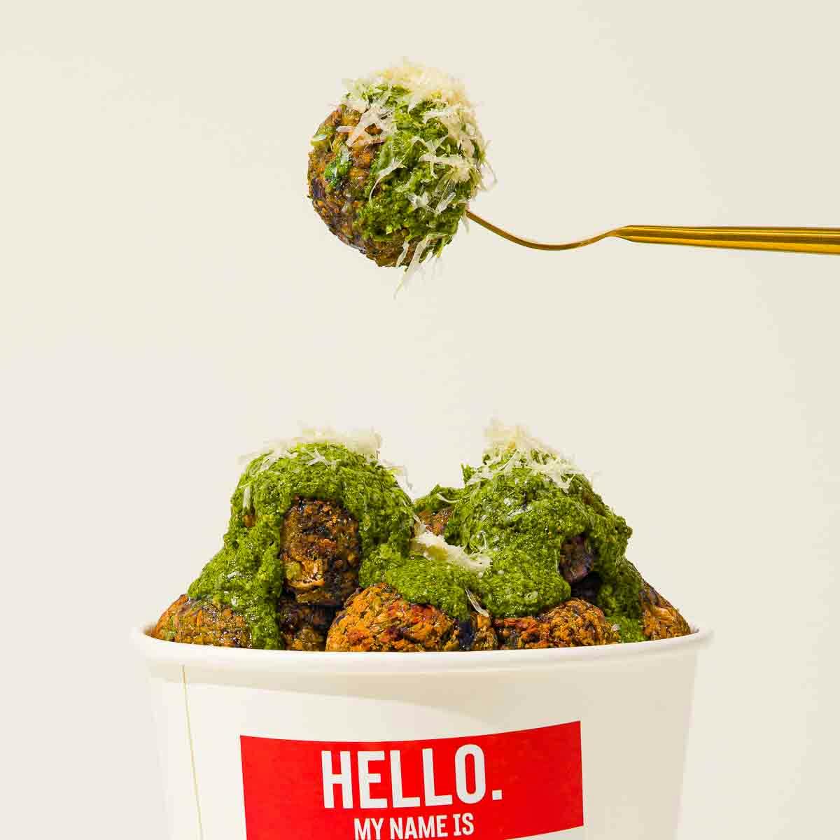 Bucket of B'alls Family Pack - Veggie Balls (Vegan) by The Meatball Shop - Alternate image 6