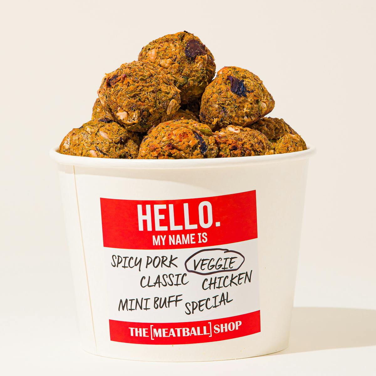 Bucket of B'alls Family Pack - Veggie Balls (Vegan) by The Meatball Shop - Alternate image 3