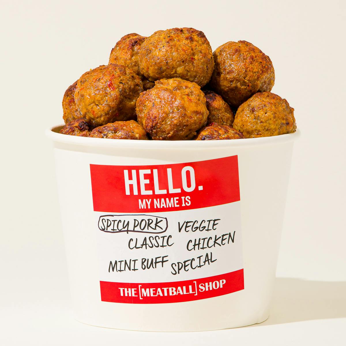 Bucket of B'alls Family Pack - Spicy Pork Meatballs by The Meatball Shop - Alternate image 5