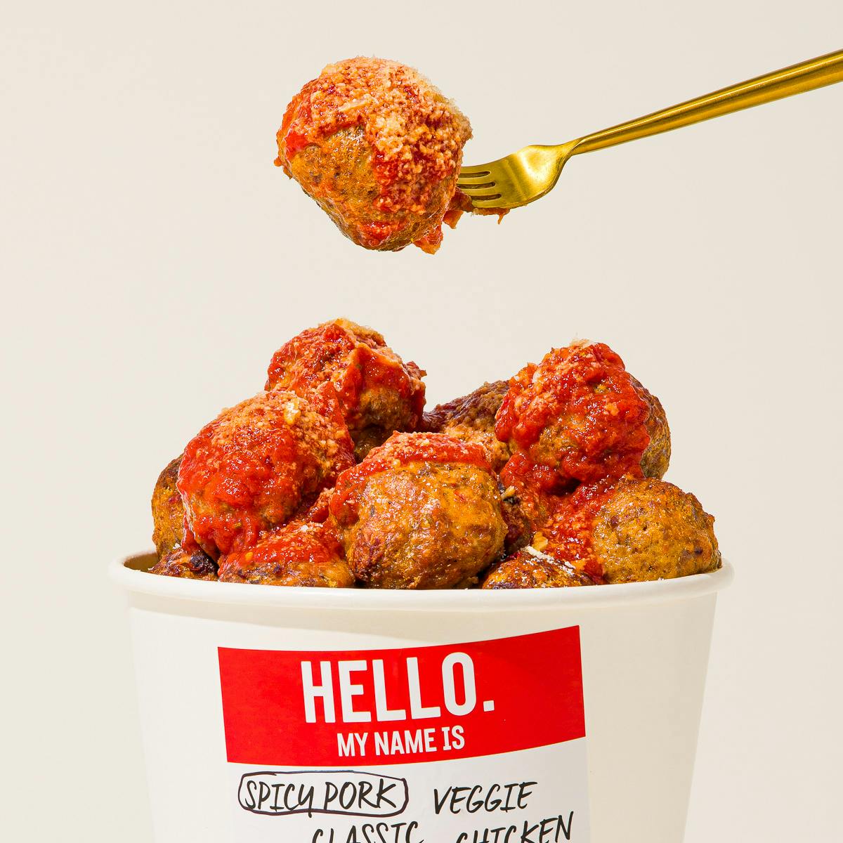 Bucket of B'alls Family Pack - Spicy Pork Meatballs by The Meatball Shop - Alternate image 7