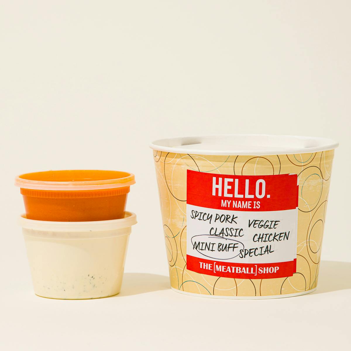 Bucket of B'alls Party Pack - Gluten Free Mini Buff Balls by The Meatball Shop - Alternate image 6