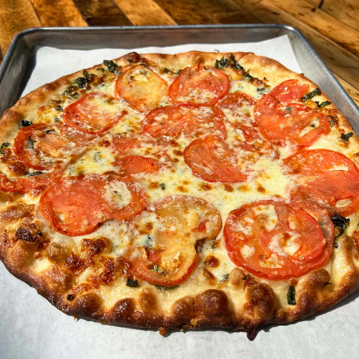 Piece Pizzeria - White Tomato Basil New Haven-Style Pizza - 3 Pack