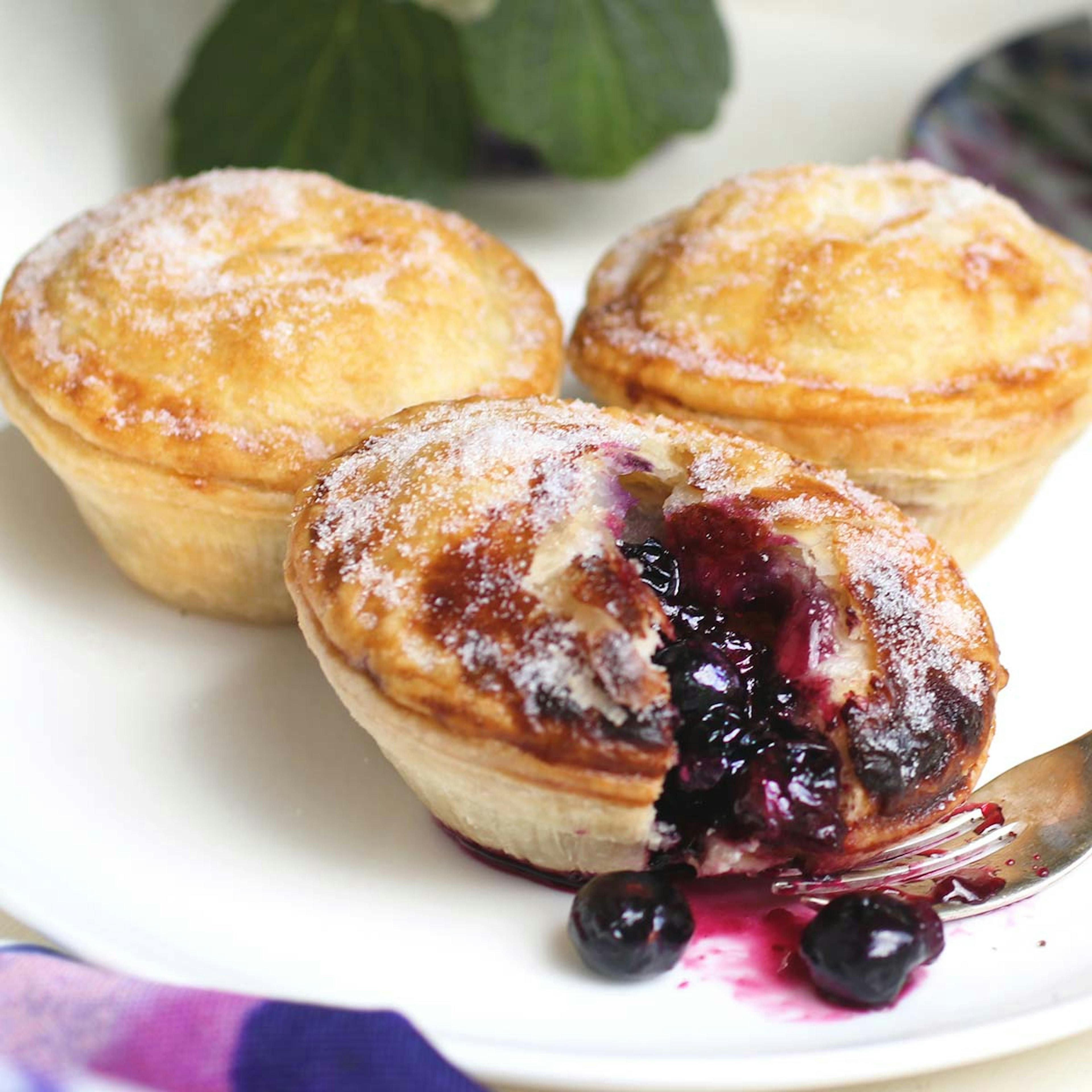 Mini Blueberry Hand Pies - 24 Pack by Panbury's Double Crust Hand Pies - Alternate image 2