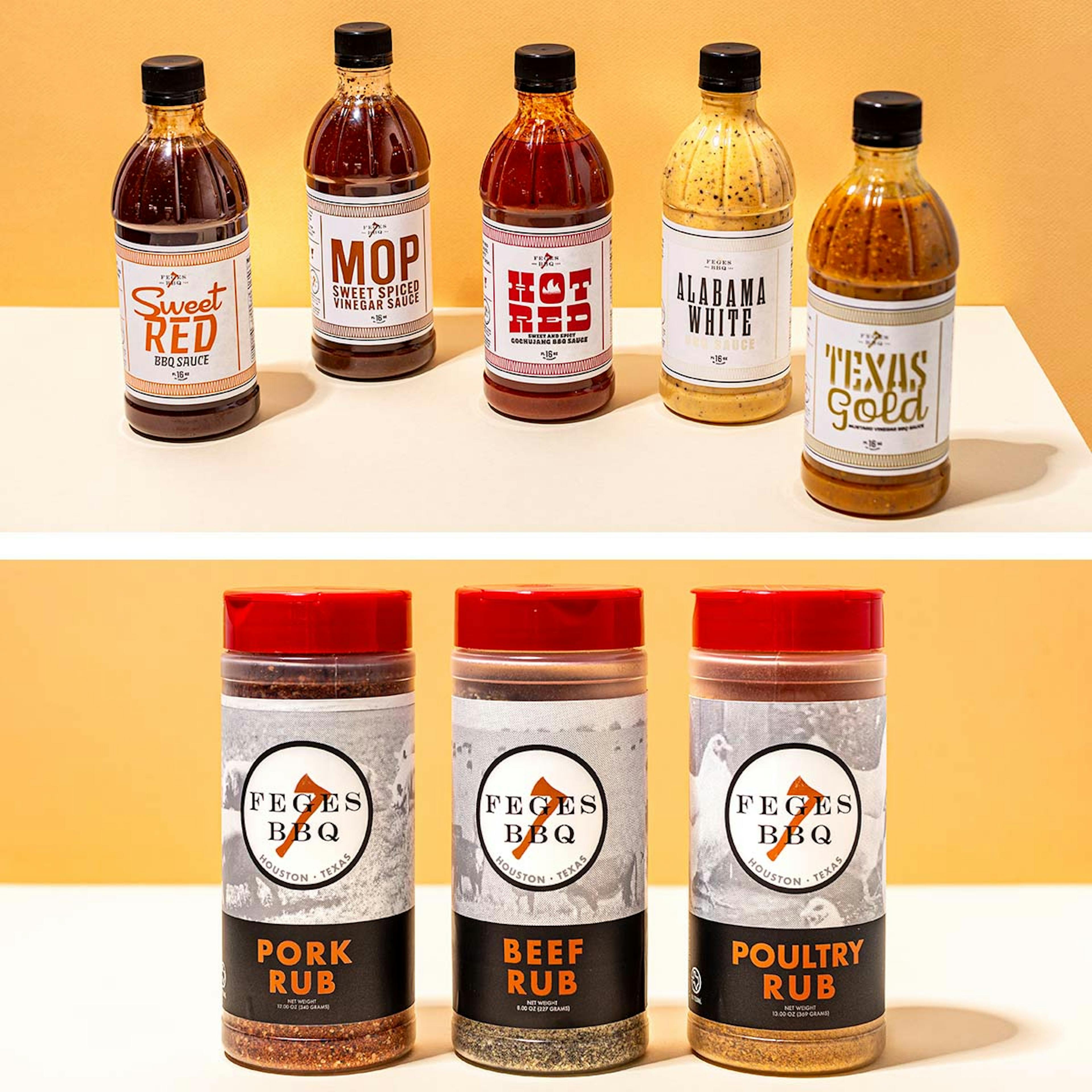 BBQ Sauce + BBQ Rub Starter Pack by Feges BBQ