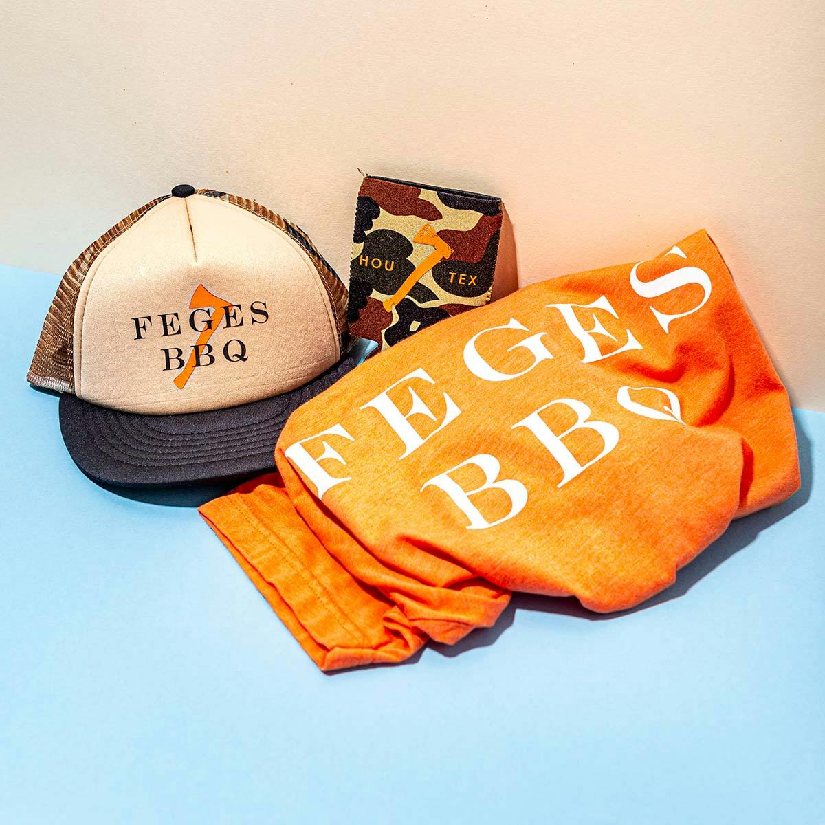 T-Shirt, Hat, & Koozie Gift Pack by Feges BBQ