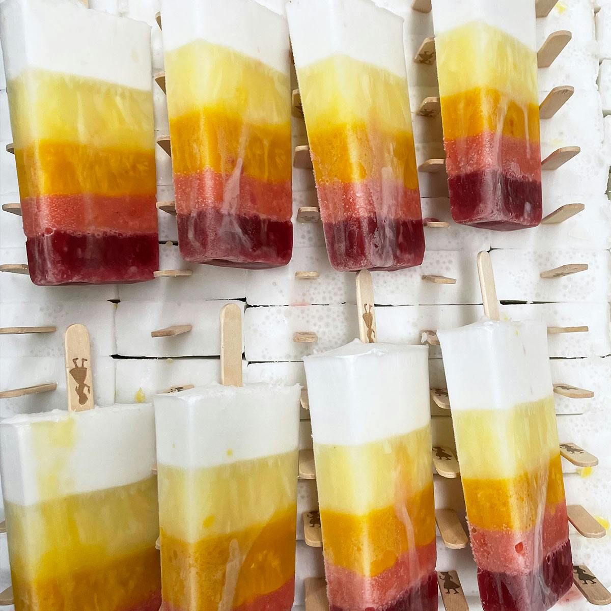 Assorted Rainbow Pride Popsicles - 12 Pack by La Newyorkina - Alternate image 1