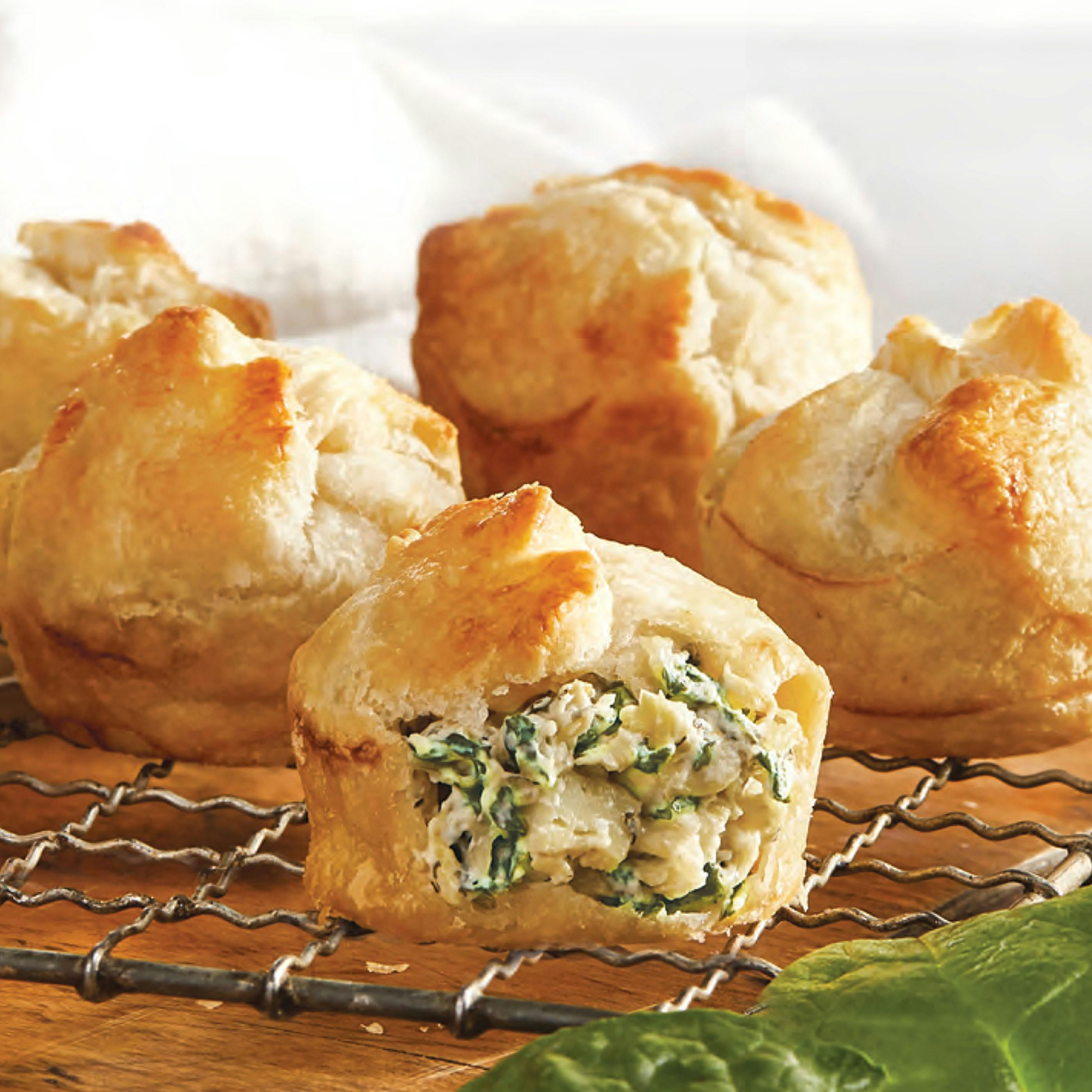 Spinach & Artichoke Pot Pie Bites - 24 Pack by Goldberg's Fine Foods