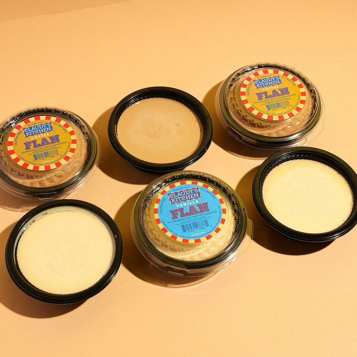 Mini Flan Sampler - 6 Pack by Claudy's Peruvian Kitchen