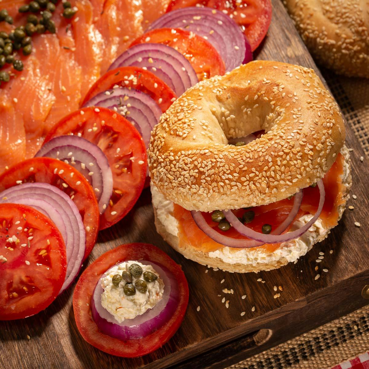 Bagels & Nova Brunch Kit - 13 Pack by Goldberg's Fine Foods - Alternate image 1