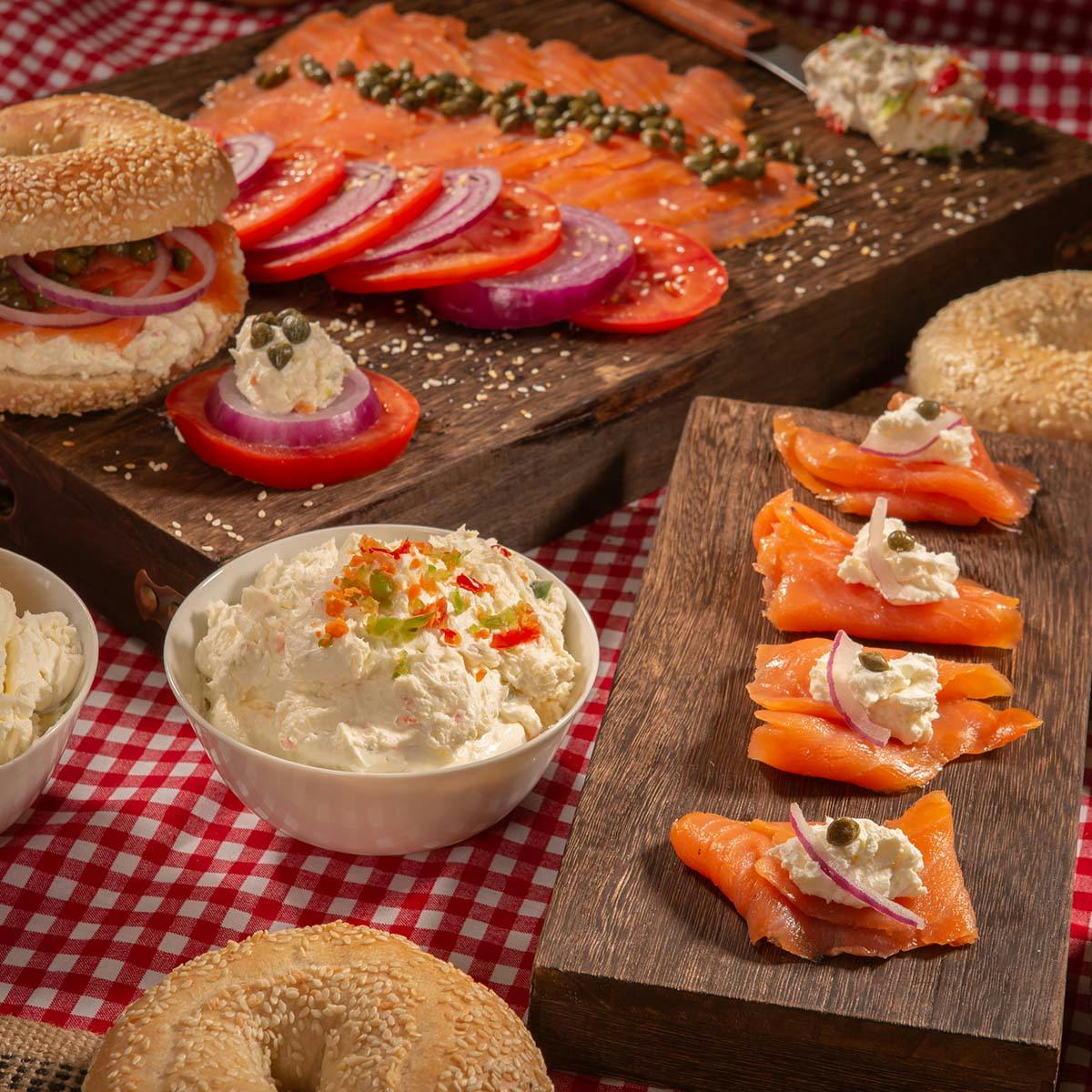 Bagels & Nova Brunch Kit - 26 Pack by Goldberg's Fine Foods - Alternate image 1