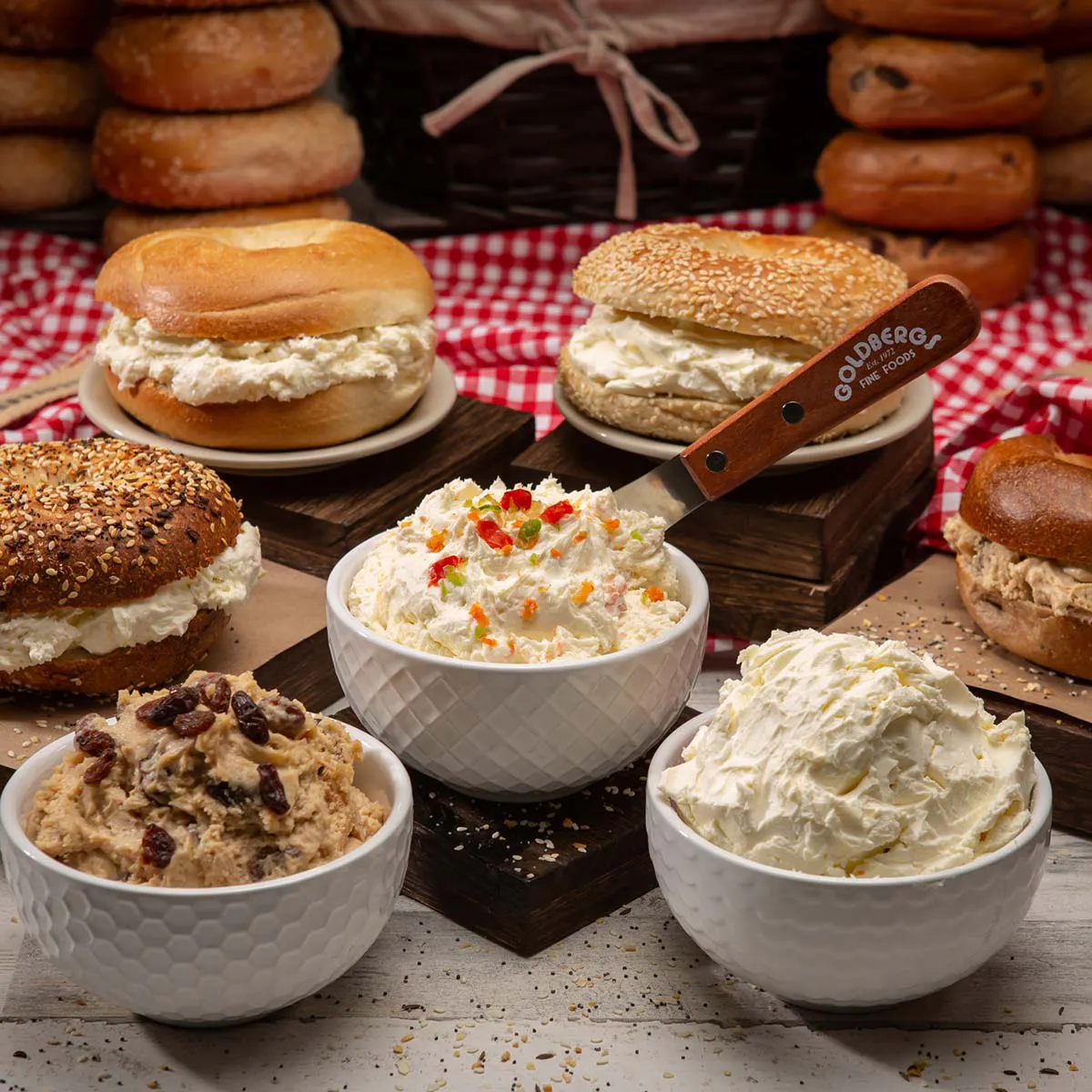 Goldberg's Fine Foods - Bagels & Cream Cheese - Choose Your Own 26 Pack