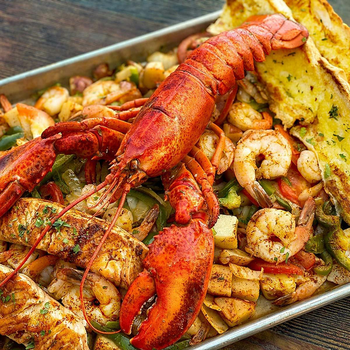 Super Seafood Tray for 2-4 by San Pedro Fish Market - Alternate image 1