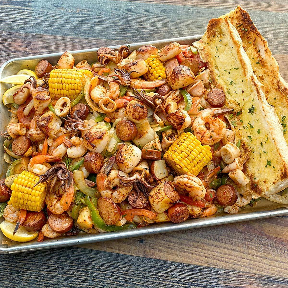 San Pedro Seafood Feast for 4-6 by San Pedro Fish Market