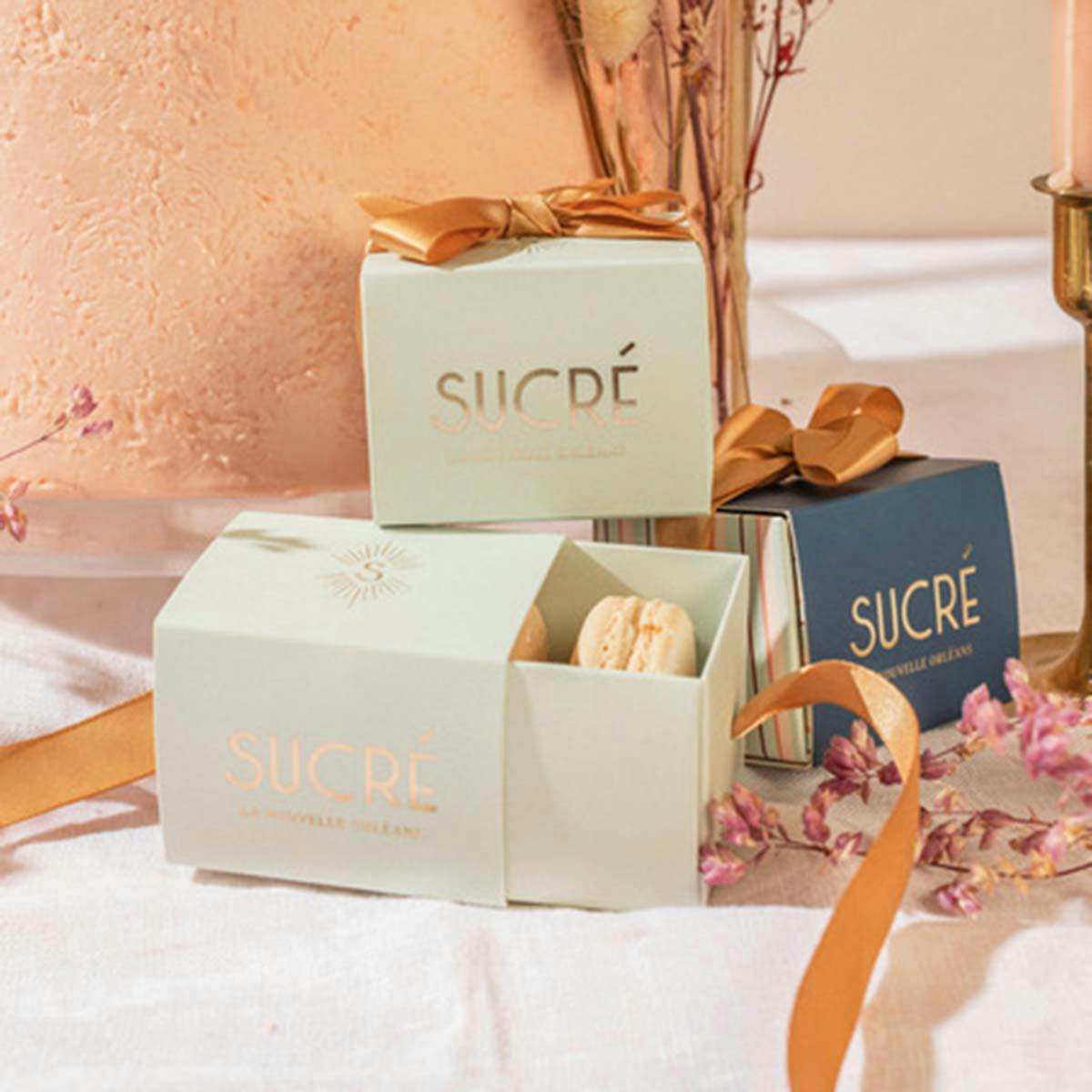 Macaron Favor Boxes - 20 Pieces by Sucré