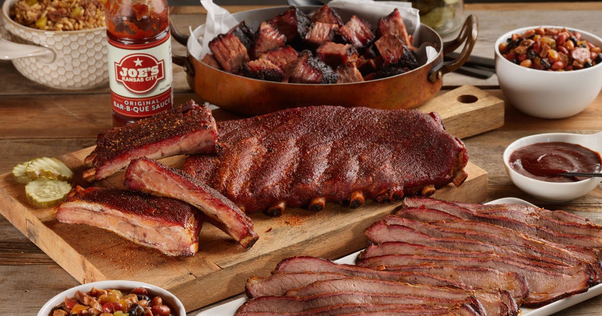Ribs, Brisket Burnt Ends Meal Kit by Joe's KC BBQ Goldbelly