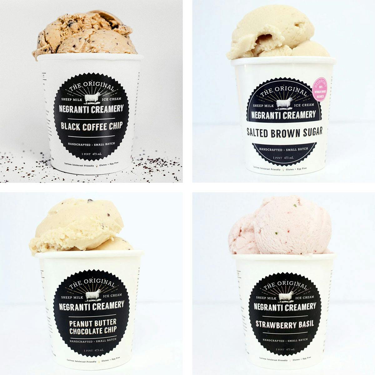 Sheep's Milk Ice Cream - Choose Your Own 4 Pints by Negranti Creamery