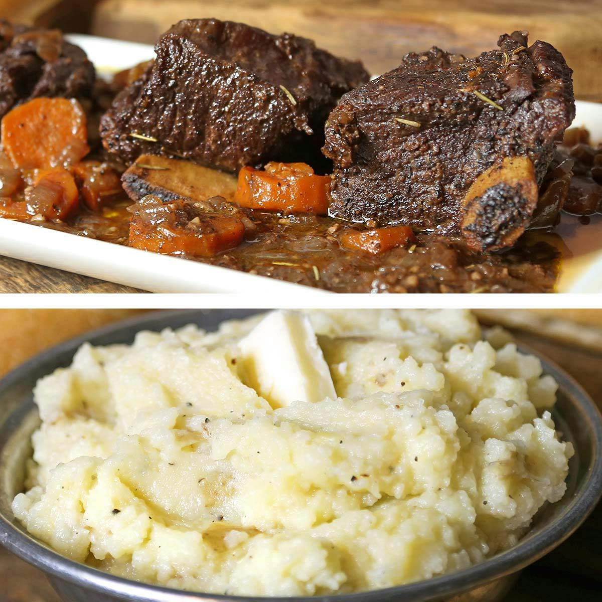 Short Ribs + Mashed Potatoes Dinner Kit for 4 by Royers Round Top Café Pies