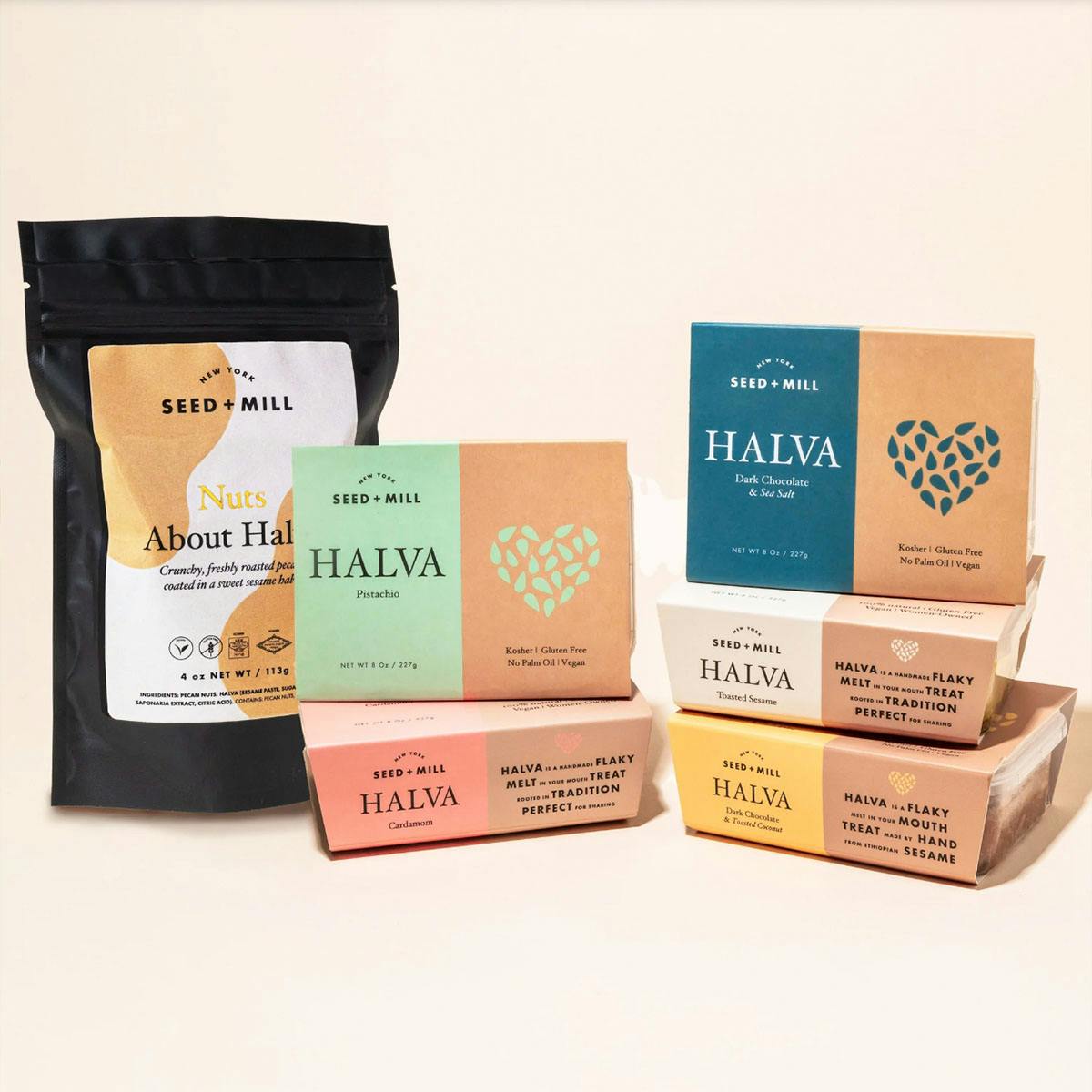 "Sweet Tooth" Halva + Nuts Sampler by Seed + Mill