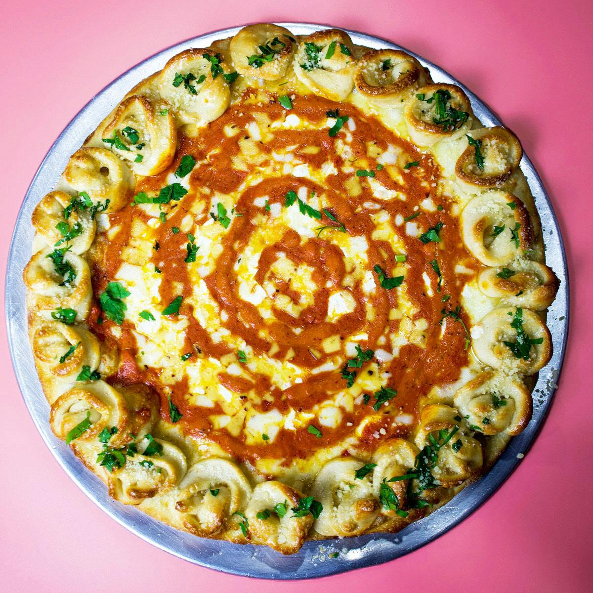 Spicy Vodka Garlic Knot Crust Pizza - 2 Pack by Krave It Pizza & Sandwich Joint