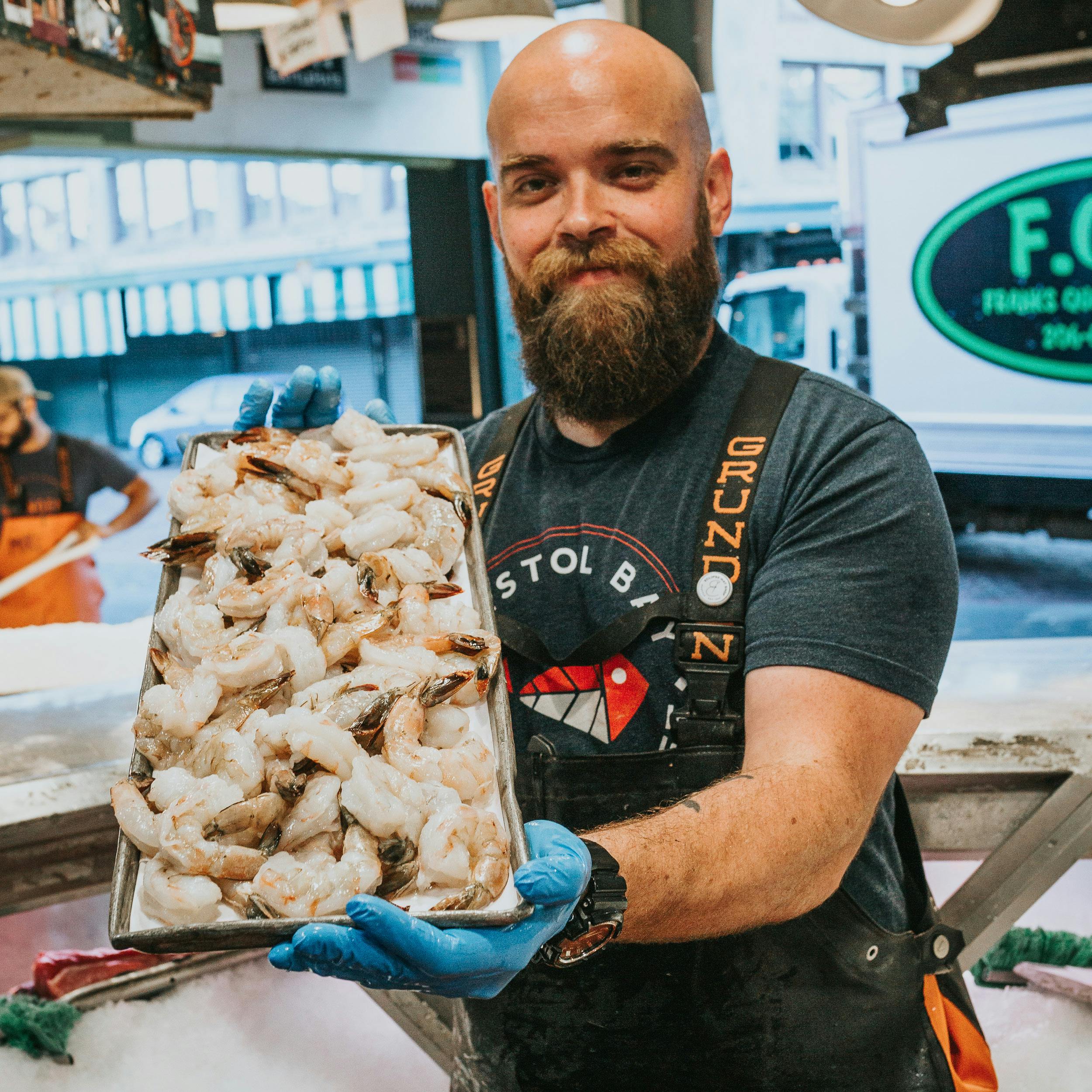 Peeled & Deveined White Shrimp - Wild, USA, 1 lb by Pike Place Fish Market