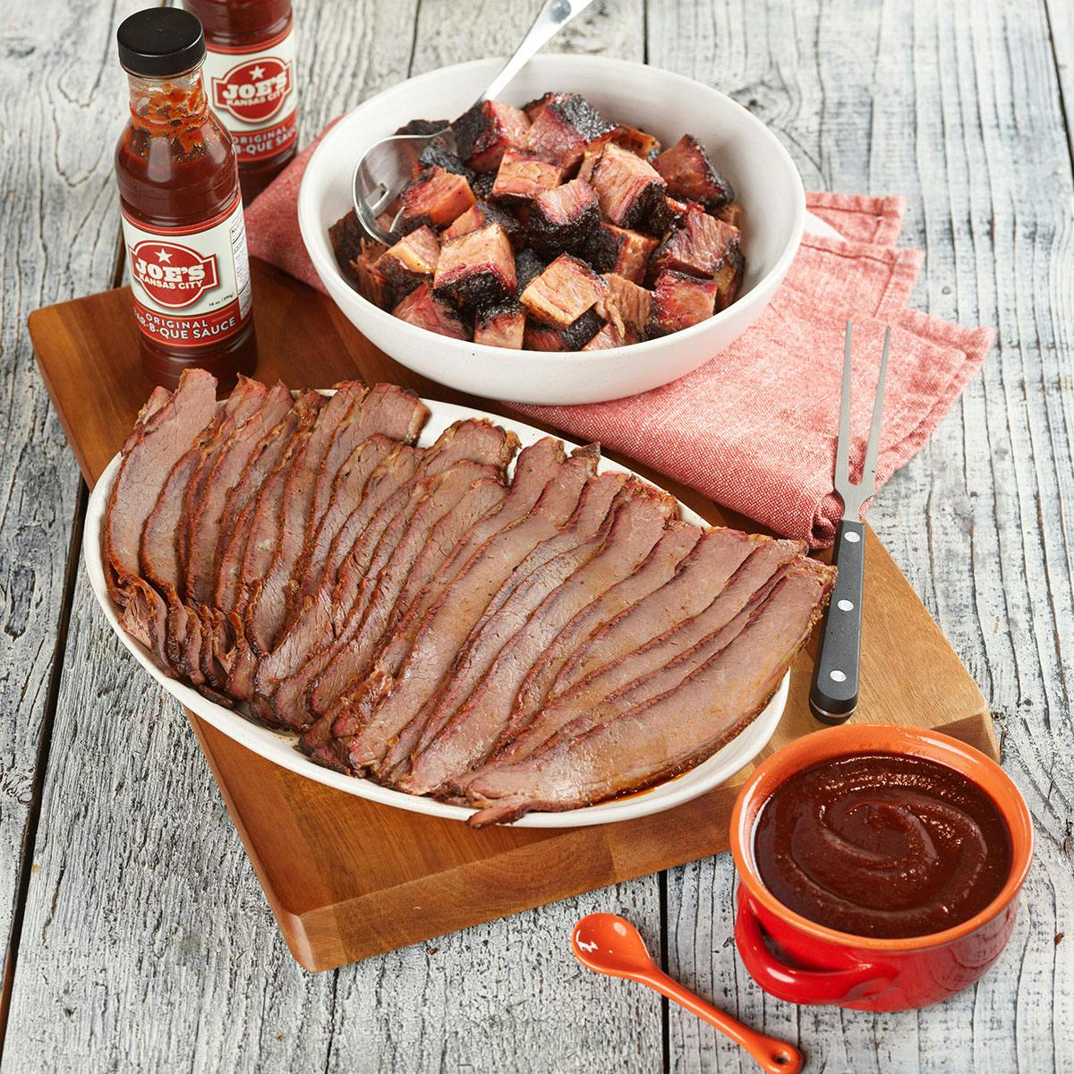 "All The Beef" - Sliced Brisket + Burnt Ends by Joe's KC BBQ