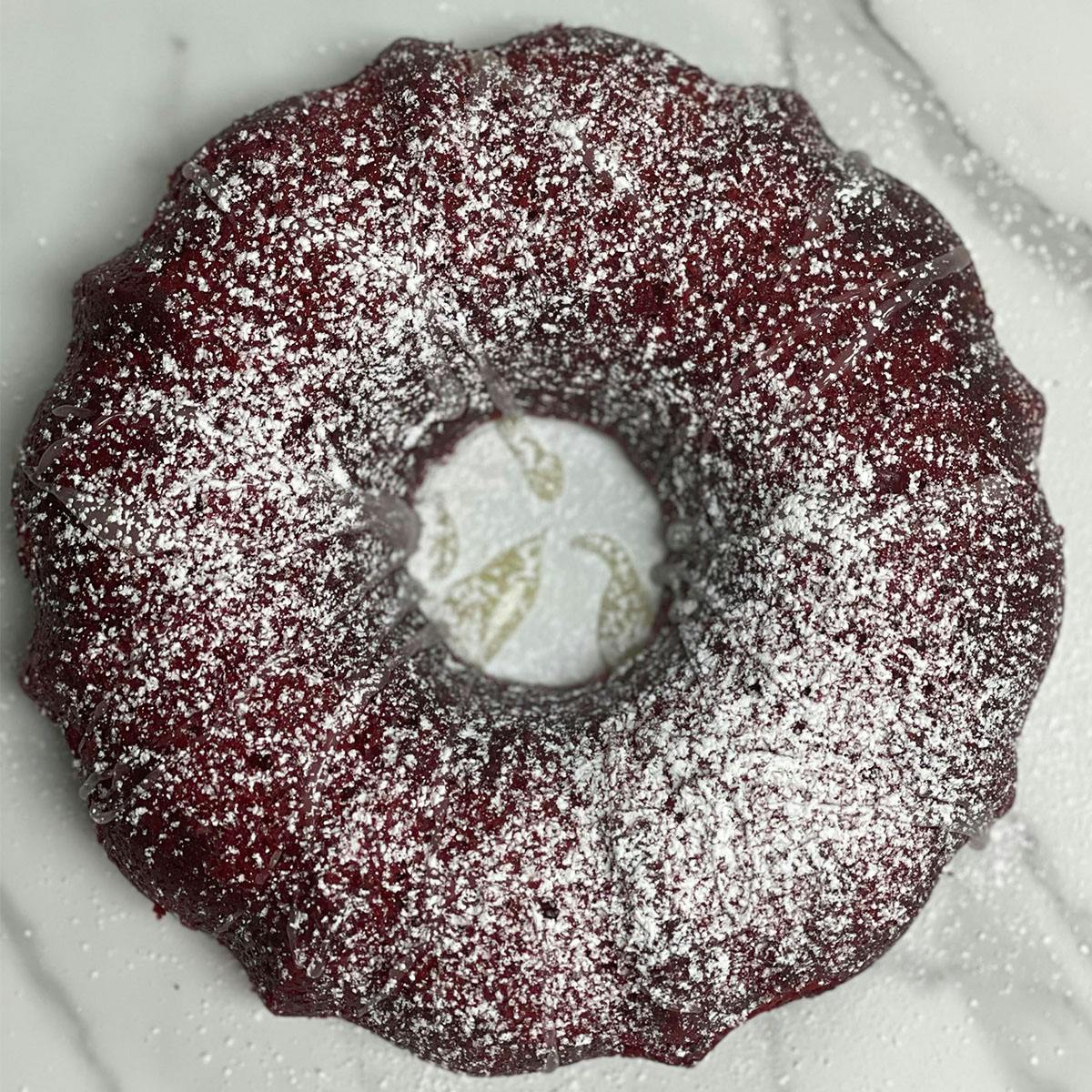 Christine's award-winning Gingerbread House Bundt Cake