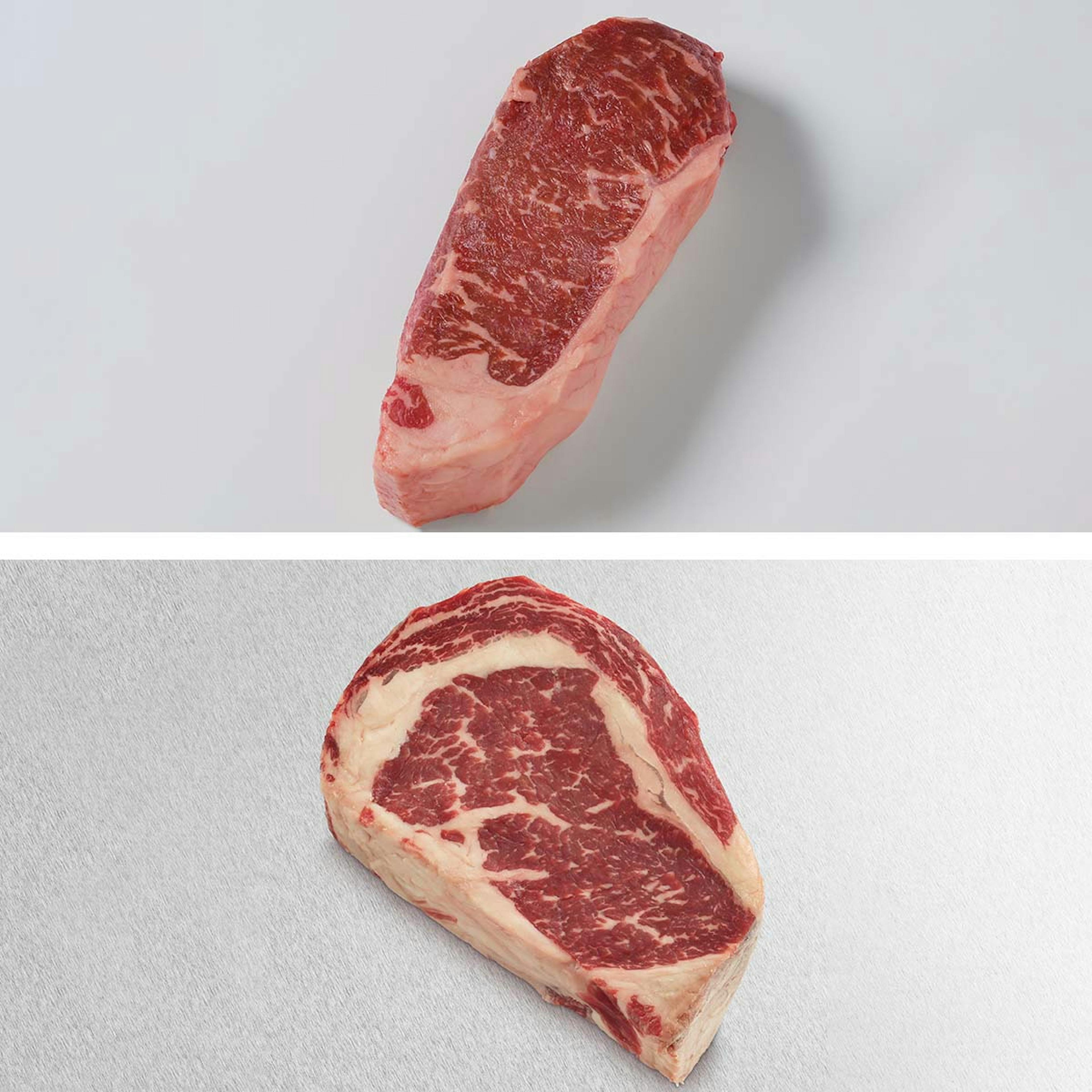 Strip Steak + Ribeye Combo - 8 Pack by Double R Ranch