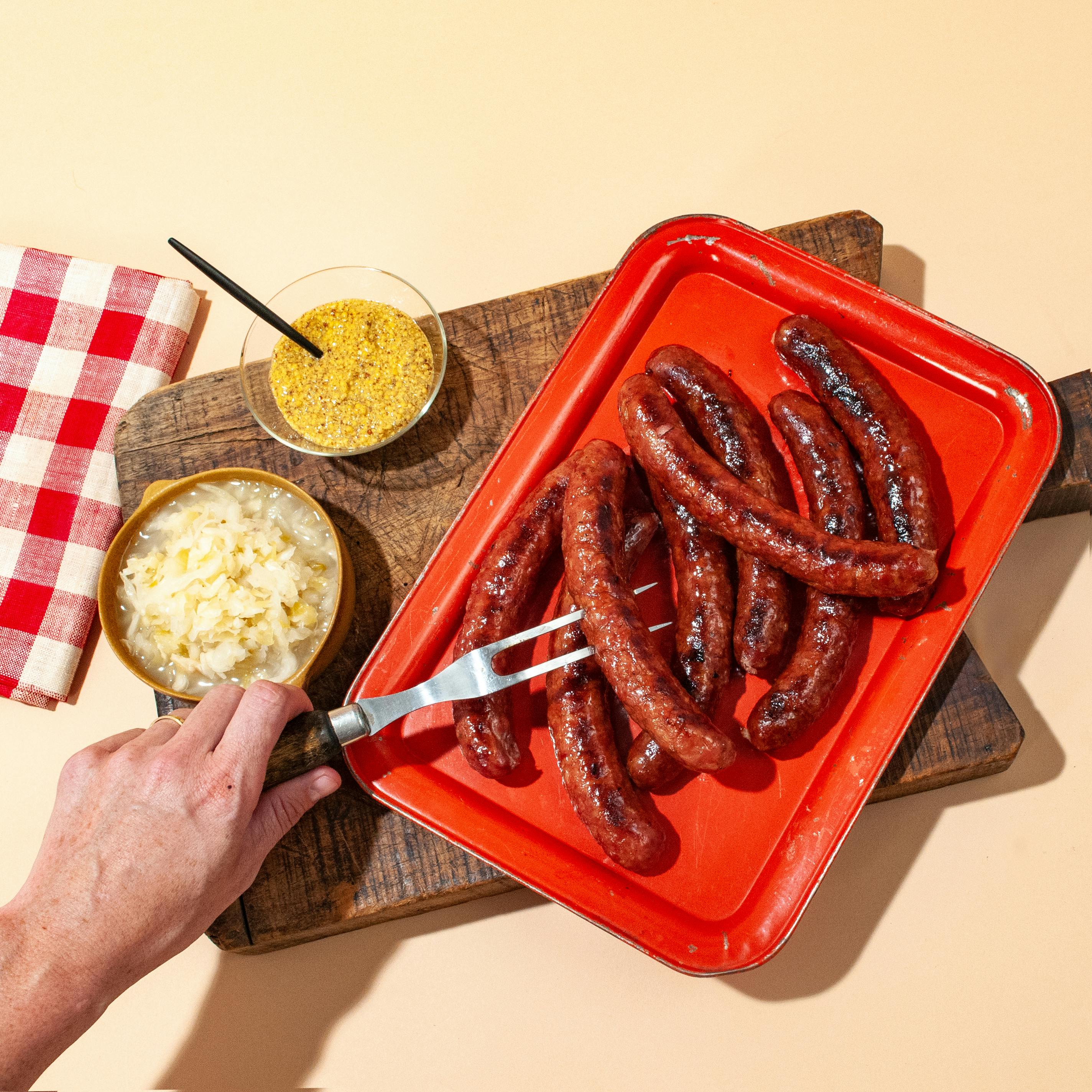 How to grill perfect bratwurst sausages, according to a golf-club chef