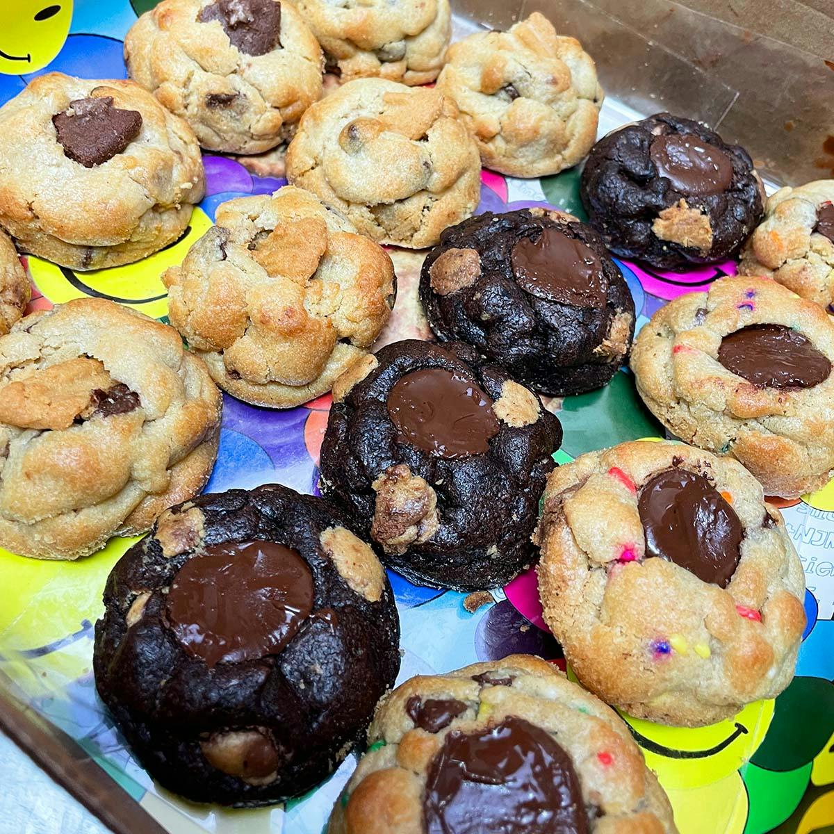 "Little Fats" Peanut Butter Mini Cookie Sampler - 16 Pack by Big Fat Cookie