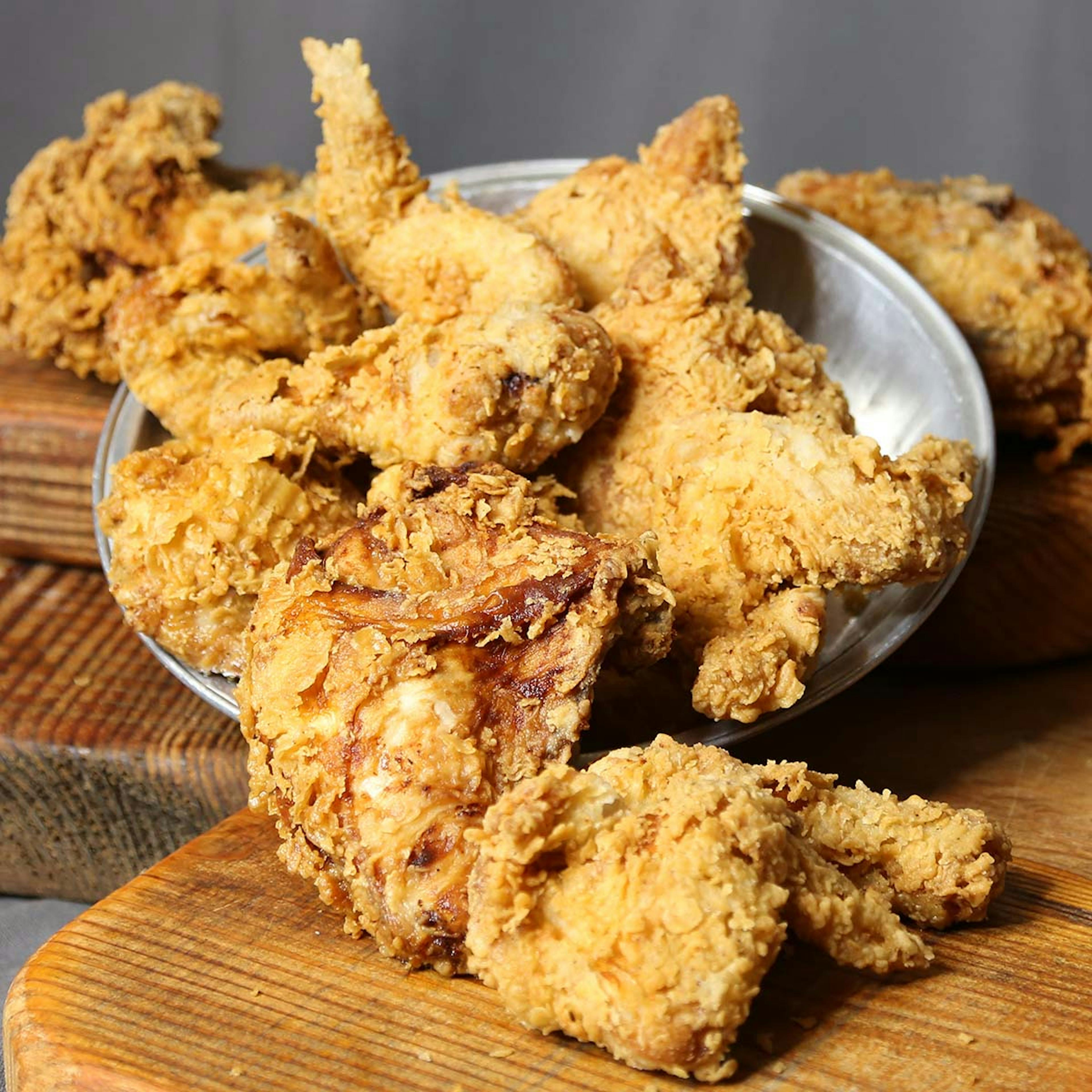 Fried Chicken + Mashed Potatoes Dinner Kit + Pie for 2 by Royers Round Top Café Pies - Alternate image 1