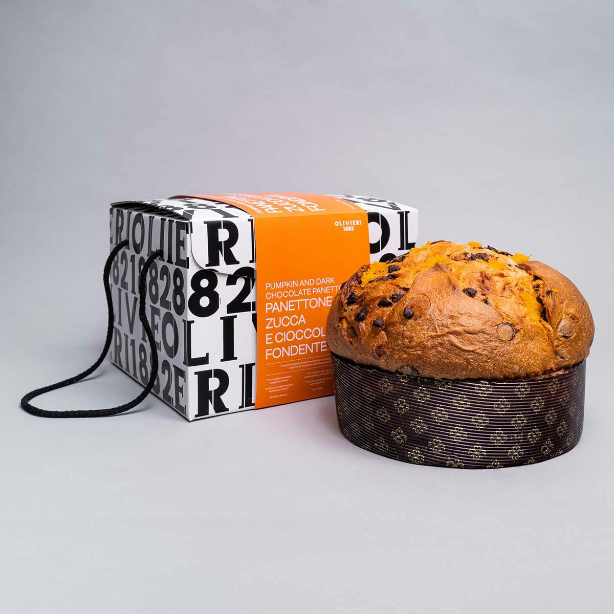 Thanksgiving Pumpkin & Dark Chocolate Panettone by Olivieri 1882