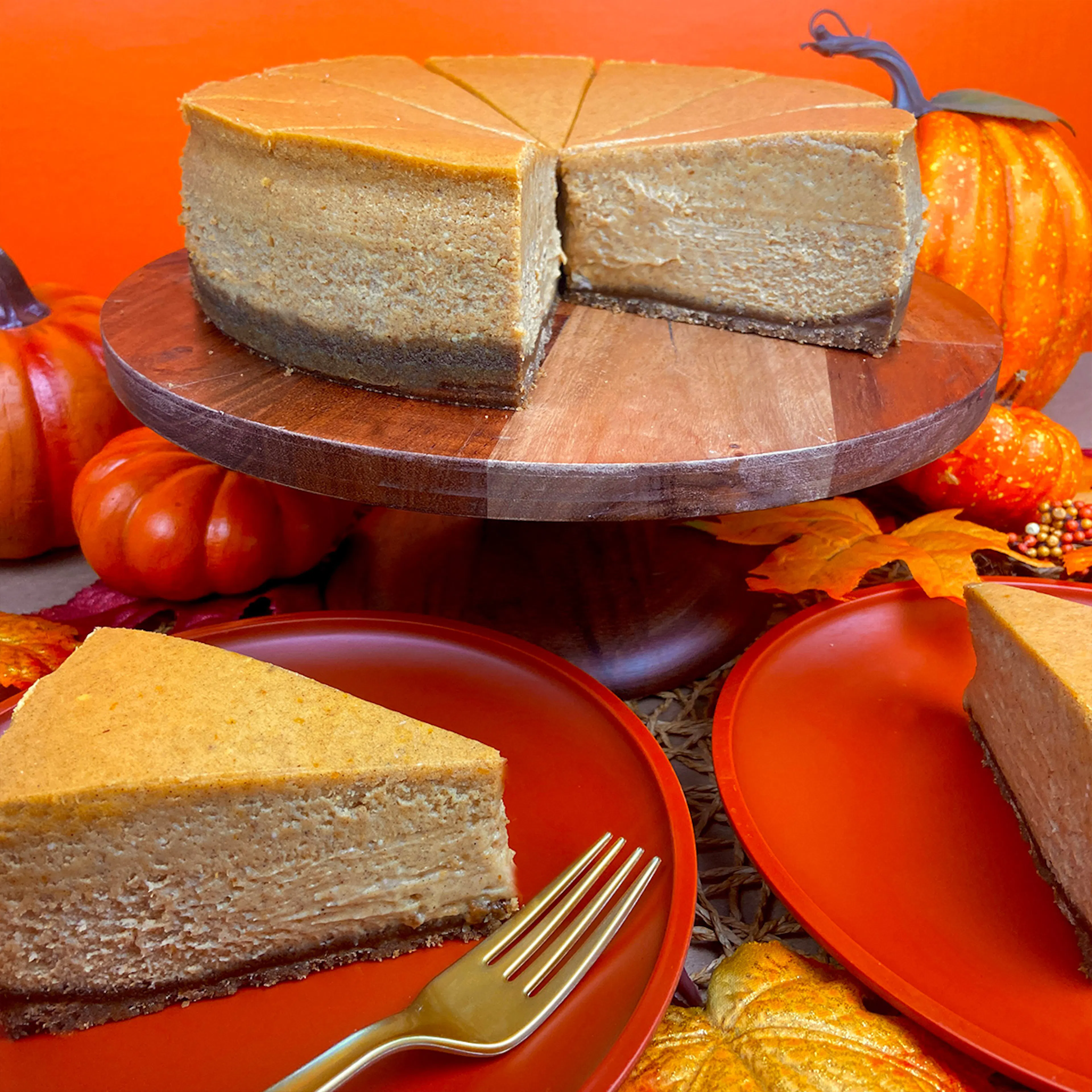 "The PumpKing's Mistress" Pumpkin Cheesecake by East Side Cheesecakes