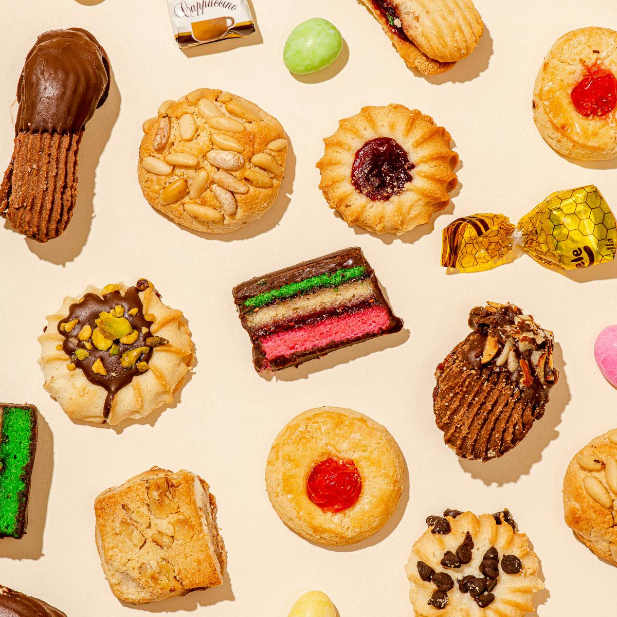 6" Cheesecake + Assorted Cookie Tray (2 Lbs.) Combo by Veniero's - Alternate image 9