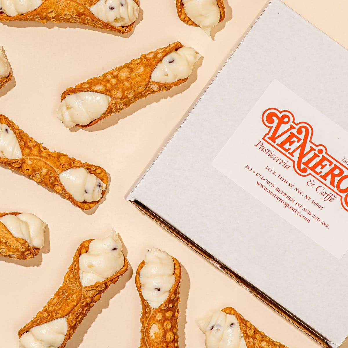 Cannoli Kit (6 Pack) + Rainbow Cookie Box (2 Lbs.) Combo by Veniero's - Alternate image 5