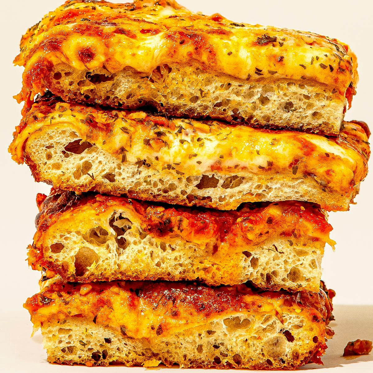 Garlic Butter Sicilian-Style Pizza - 4 Pack by Chef Christian Petroni - Alternate image 1